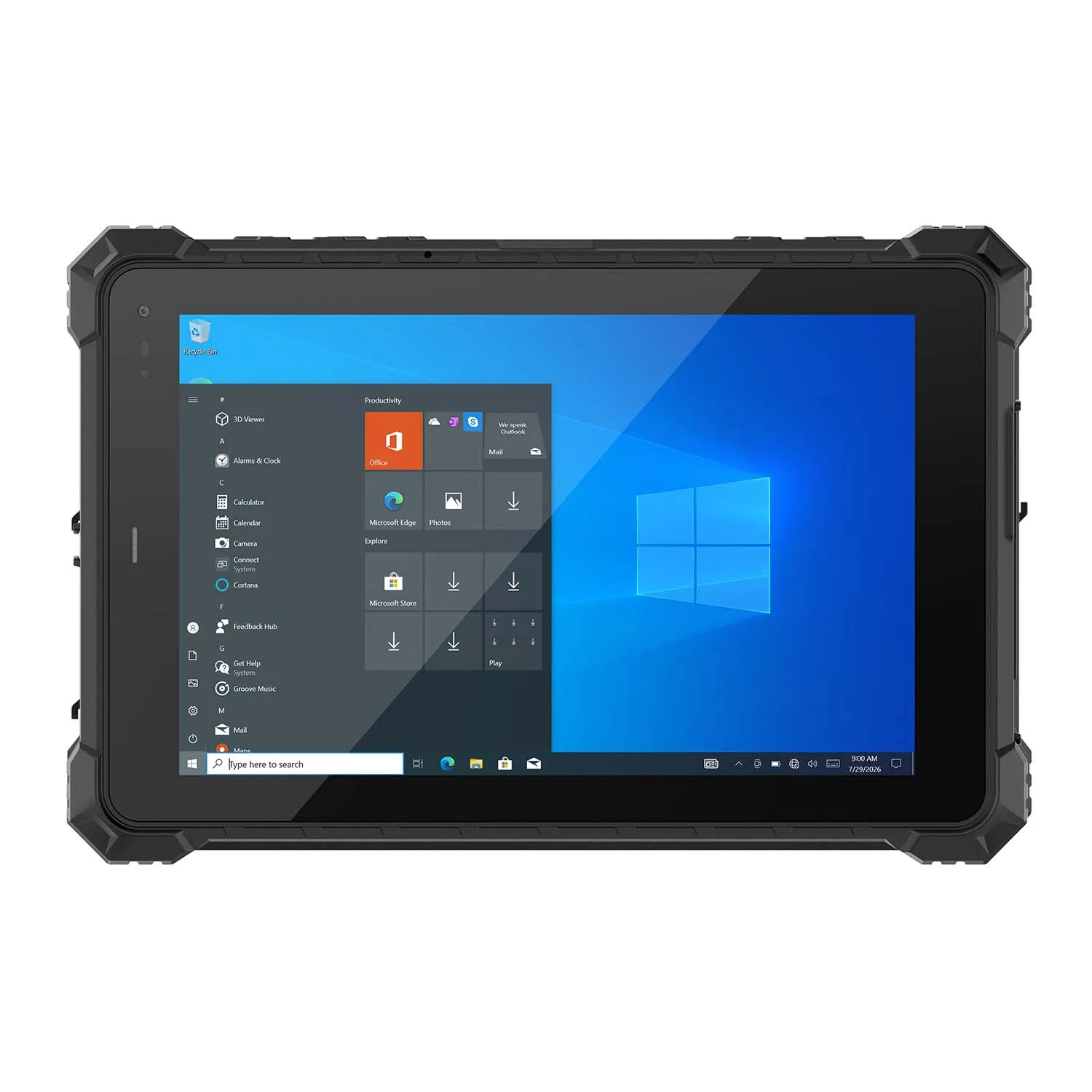 CENAVA W10NX N5100 Tablet Industrial Windows de 10,1 Polegadas IP67
