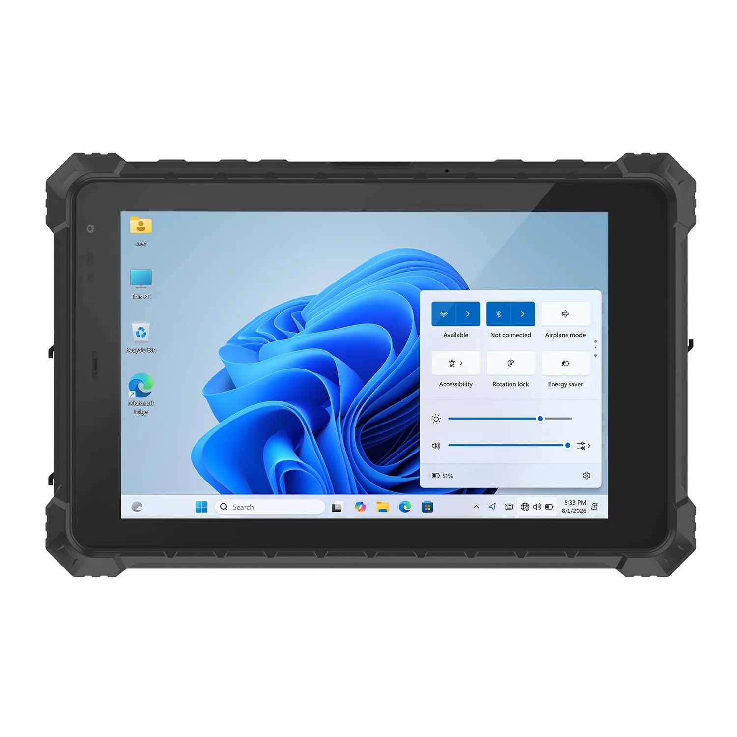 CENAVA W10Y i5-10210Y Tablet Robusto de 10,1 Polegadas Win11 IP68 com I/O Completo
